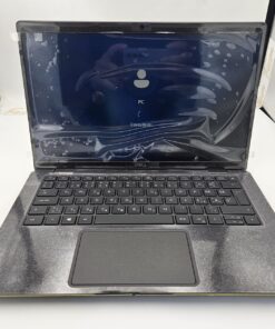 Dell Latitude 7430 nyitott állapotban, oldalnézet