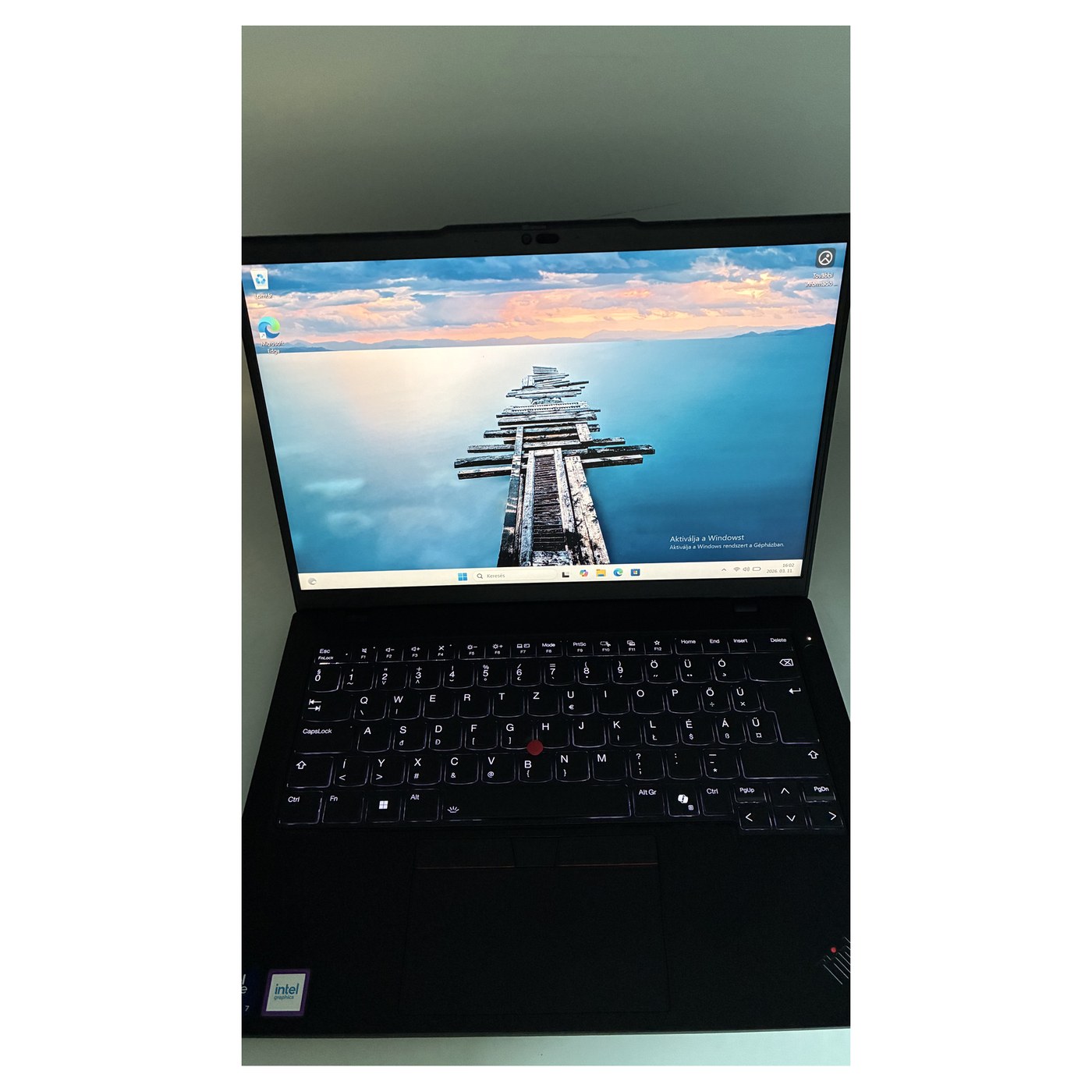 Lenovo ThinkPad L14 Gen 5 üzleti laptop – termékfotó 3