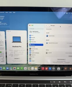 Apple MacBook Pro 13" 2020 i7 16GB/512GB asztroszürke – macOS Névjegy és akkumulátor-állapot (82,6%, 861 ciklus)
