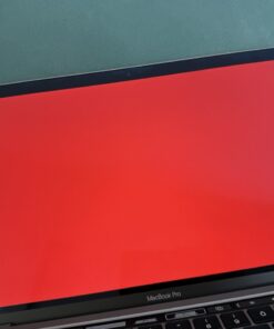 Apple MacBook Pro 13" 2020 i7 16GB/512GB asztroszürke – piros kijelzőteszt
