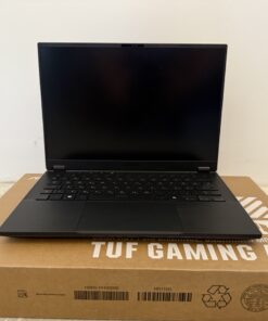 ASUS TUF Gaming A14 FA401WU nyitott gamer laptop elölnézetből