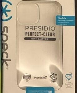 Speck Presidio Perfect-Clear Glitter tok – iPhone 13 mini / 12 mini