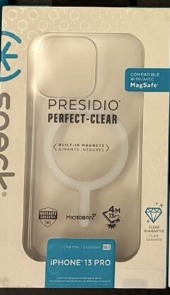 Speck Presidio Perfect-Clear MagSafe tok – iPhone 13 Pro