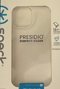 Speck Presidio Perfect-Clear tok – iPhone 15 / 14 / 13