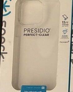 Speck Presidio Perfect-Clear tok – iPhone 15 Pro Max