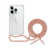 Spello Crossbody víztiszta szilikon tok vállpánttal – iPhone 15 Plus