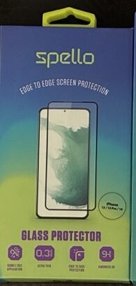 Spello teljes kijelzővédő üvegfólia – iPhone 13 / 13 Pro / 14