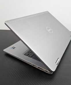 Dell Latitude 7430 2-in-1 alumínium ház oldalról, nyitott állapotban